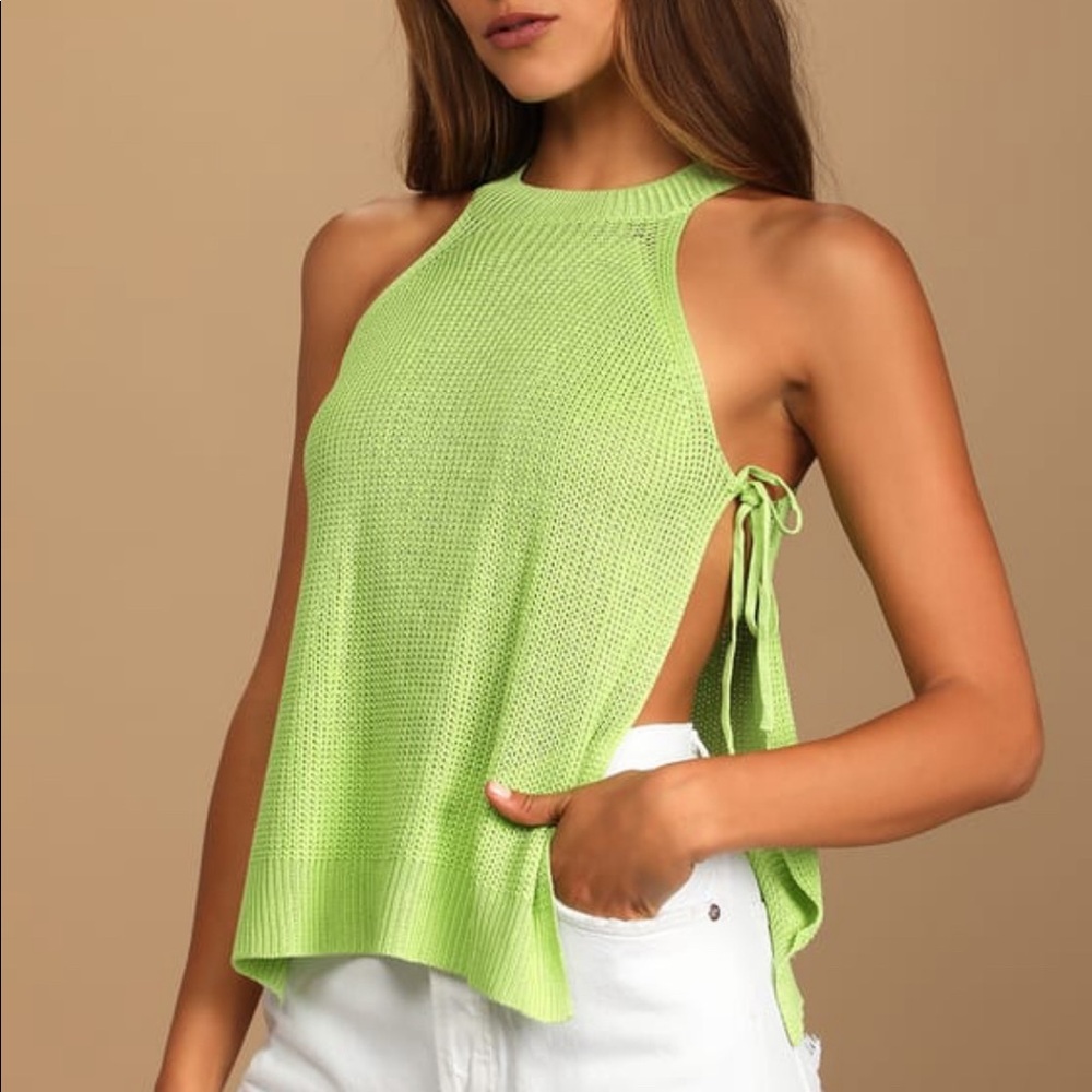 Sunny Style Lime Green Loose Fit top